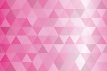 background of triangles in various shades of pink