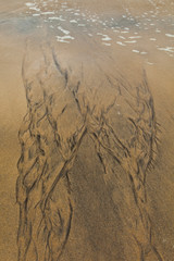 Diseños de arena (Sand Patterns). Playa Dail Beag Beach. Lewis Island. Outer Hebrides. Scotland, UK