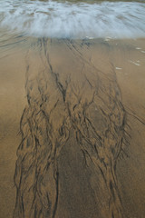Diseños de arena (Sand Patterns). Playa Dail Beag Beach. Lewis Island. Outer Hebrides. Scotland, UK