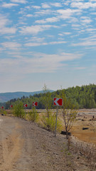 rural landscape with road