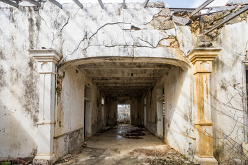  Ruins of an old Landhouse Views around the Caribbean island of Curacao