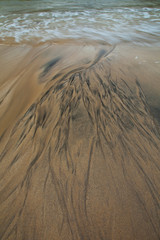 Diseños de arena (Sand Patterns). Playa Dail Beag Beach. Lewis Island. Outer Hebrides. Scotland, UK