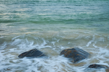 Diseños de agua y roca (Stones and water features). Playa Dail Beag Beach. Lewis Island. Outer...