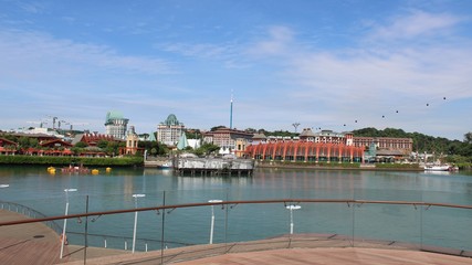 Obraz premium view of old town