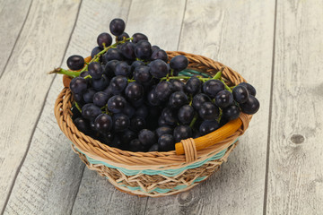 Fresh ripe sweet red grape