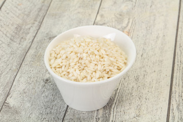Arborio rice for Italian risotto