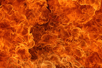 The explosion of fire at full frame is hot.