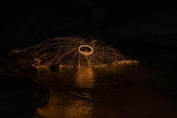 Sunset at the beach   Views around the Caribbean island of Curacao