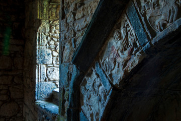 Iglesia St. Clements Church  (Tur Chliamain). Rodel (Roghadal). South Harris Island. Outer...