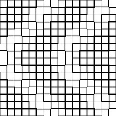 Fototapeta premium Design seamless monochrome grid pattern