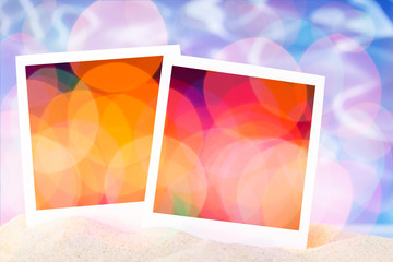 Blank instant images