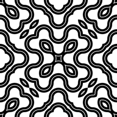 Design seamless monochrome decorative pattern