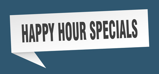 happy hour specials