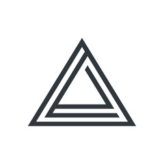 modern triangle design