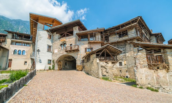 The pictiresque village of Rango, in the Province of Trento, Trentino Alto Adige, Italy.