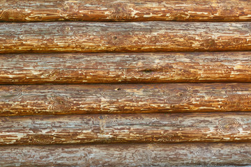 laying logs when building