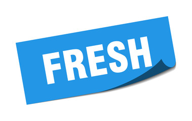 fresh sticker. fresh square isolated sign. fresh