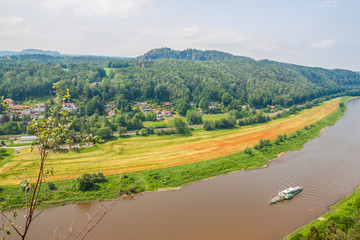 Obraz premium Bastei, Saxon Switzerland National Park, Germany
