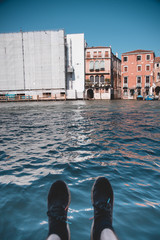 Venedig, Kanal, Tourismus, Boote, Schiffe, Menschen, Stadt, Altstadt, Canal Grande, Berühmt, leben
