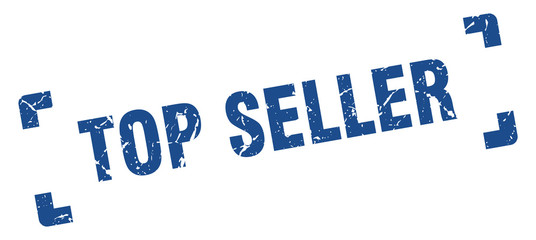 top seller stamp. top seller square grunge sign. top seller