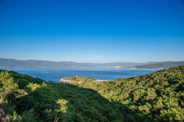 Fototapeta na wymiar Aussicht auf´s Meer, Risika, Kroatien
