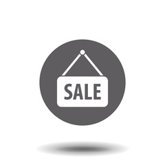 Vector sale sign Icon. Simple vector illustration for graphic and web design. EPS 10