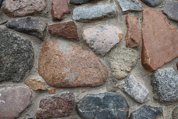 stone wall or masonry