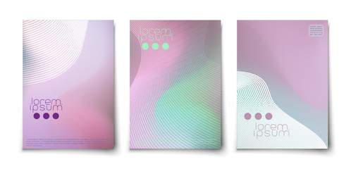 Trendy mesh minimal abstract background covers