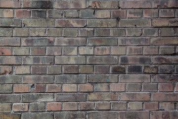 brick old dirty factory wall
