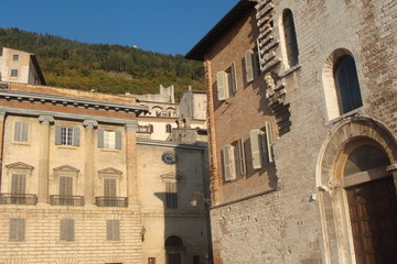 Fototapeta na wymiar old houses in italy