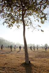 people doing aerobic 