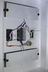 Internal device of a house incubator.