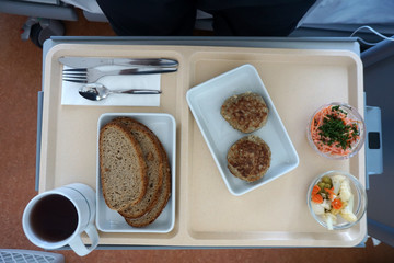 Delicious meatballs fried crispy brown and served hot