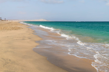 beach of chaves in Boa Vista cabo verde