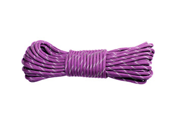 rope, cord, paracord, isolated on white background