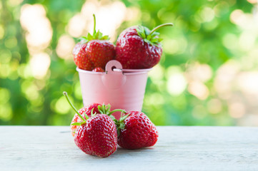  Sweet garden berries. Red berries.