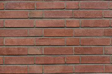 Obraz premium brick wall brown beige red cladding texture wallpaper background building