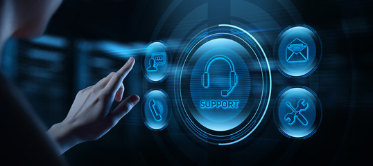 Technical Support Center Customer Service Internet Concept