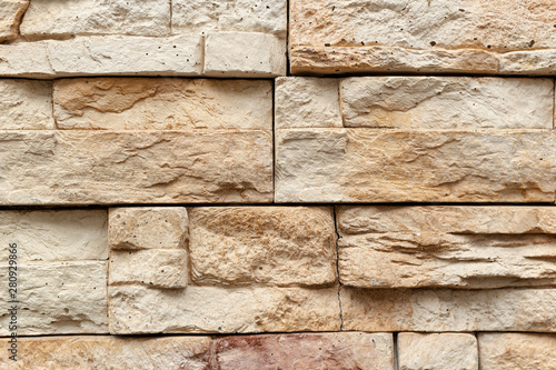 Brick Wall Brown Beige Red Cladding Texture Wallpaper
