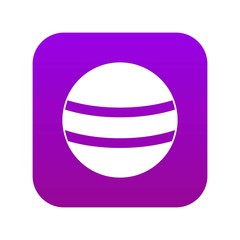 Black with white stripes icon digital purple for any design isolated on white vector illustration