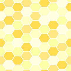 Seamless vector honeycomb hexagon pattern.