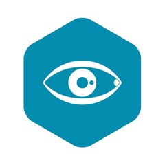 Human eye icon. Simple illustration of human eye vector icon for web