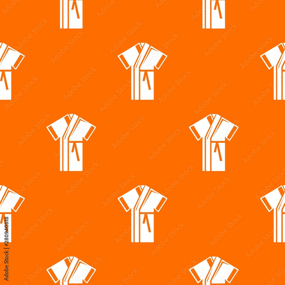 Poster robe pattern vector orange for any web design best