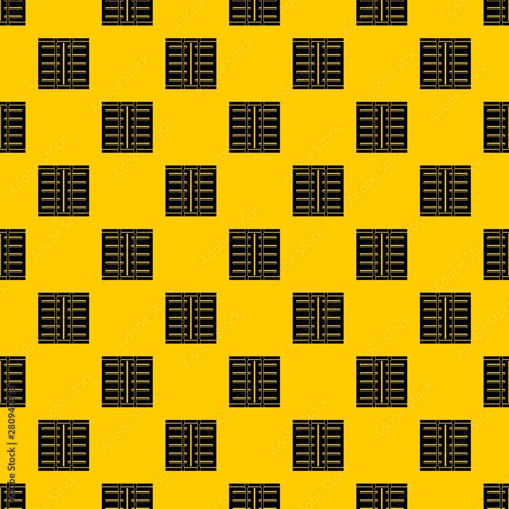 Poster jalousie pattern seamless vector repeat geometric yellow for any design