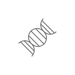 Dna, genetically icon. Element of medicine icon. Thin line icon