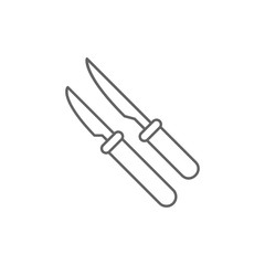 Scalpel, tool icon. Element of medicine icon. Thin line icon