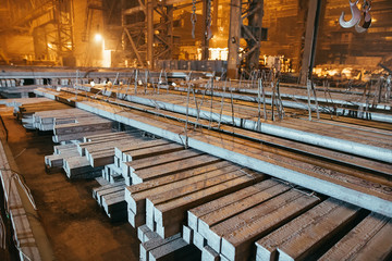 Warehouse metal blank. Electroplating plant for the metal.