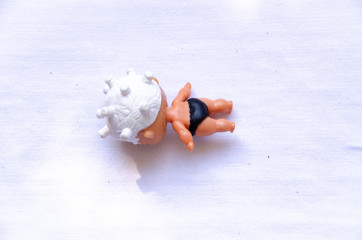 July 2019. Los Angeles, USA. LOL doll on a white, light background. Collection of dolls lol. Dolls...