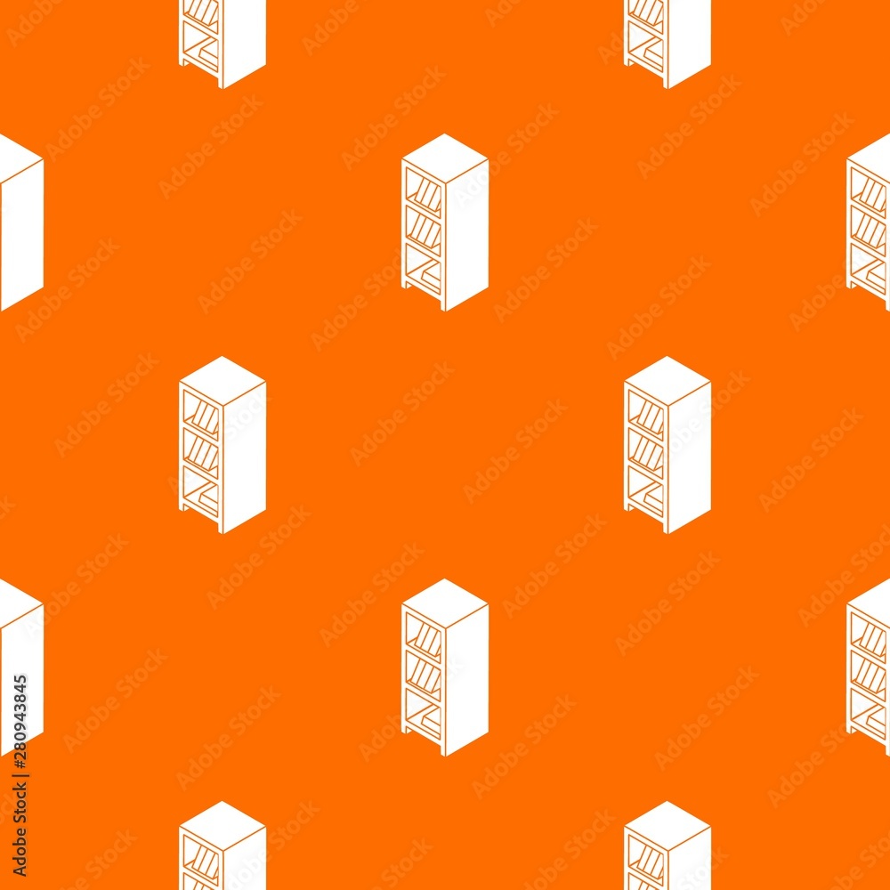 Poster file wardrobe pattern vector orange for any web design best