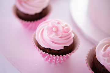  candy bar for girl birthday, in pink tones